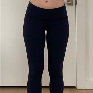 Lululemon Wunder Under 28” Navy Blue Low Rise Leggings Size 4